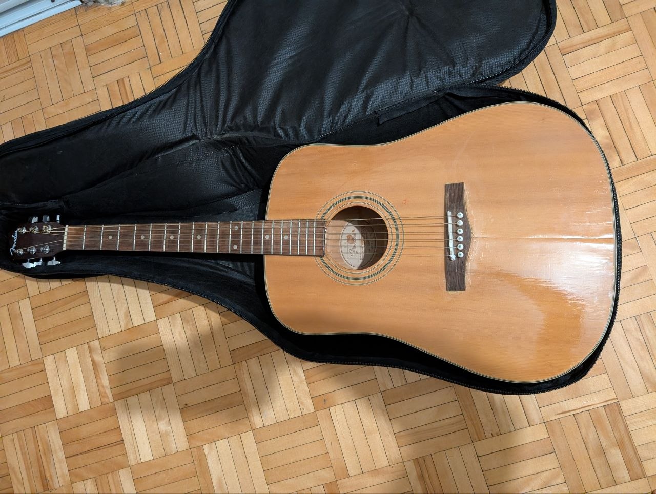Fender Grand Concert Acoustic Guitar (Damaged + Free Add-On) — photo 1 of 2